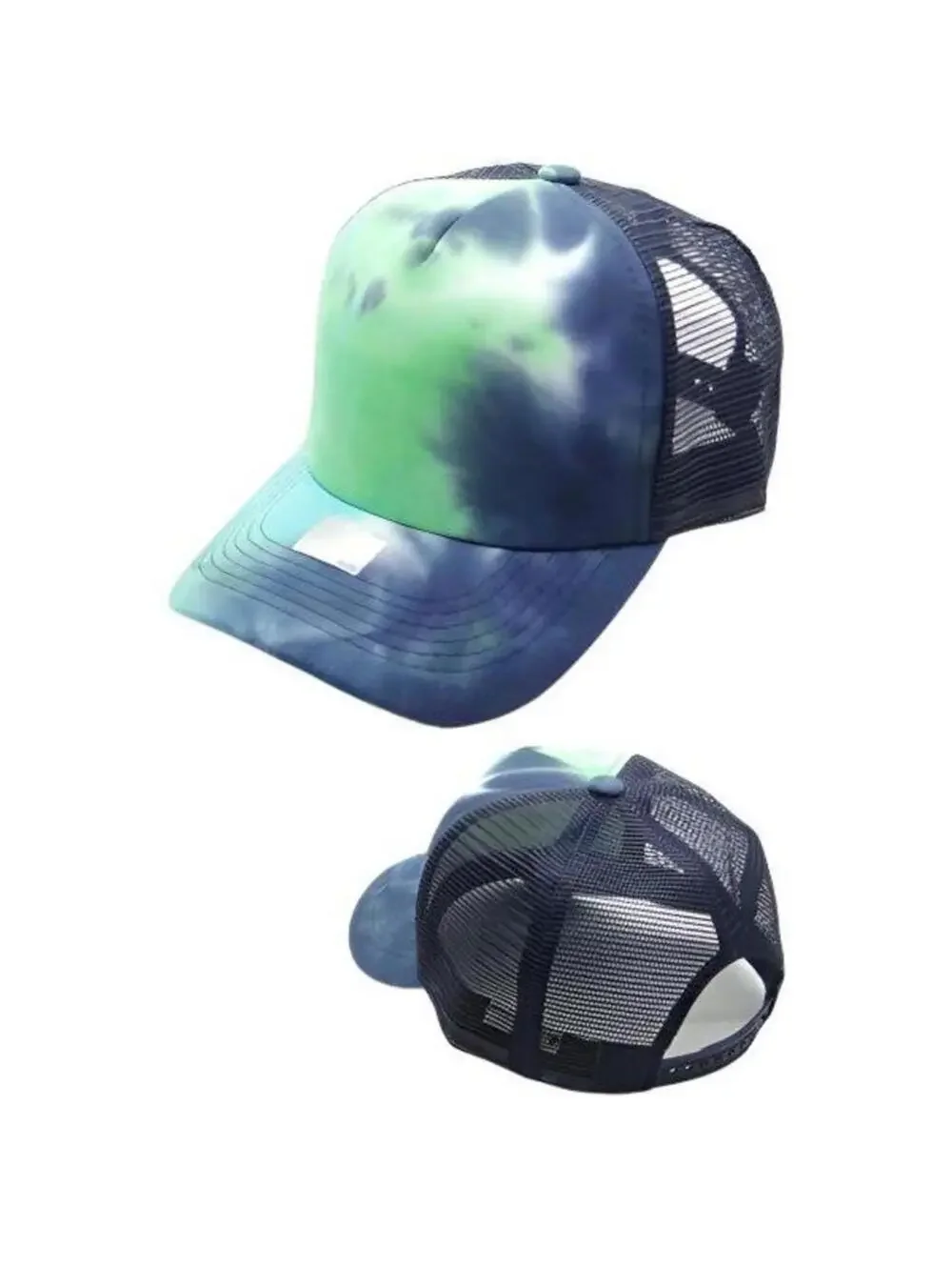 Pink Tie Dye Trucker Mesh Cap Pink
